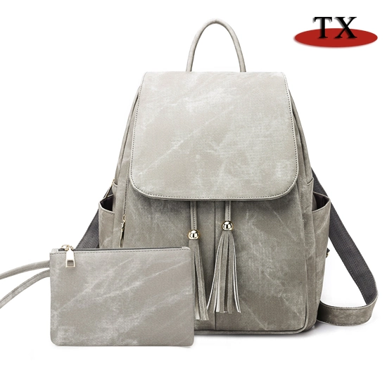 Waterproof Large Capacity PU Leather Backpack Bags