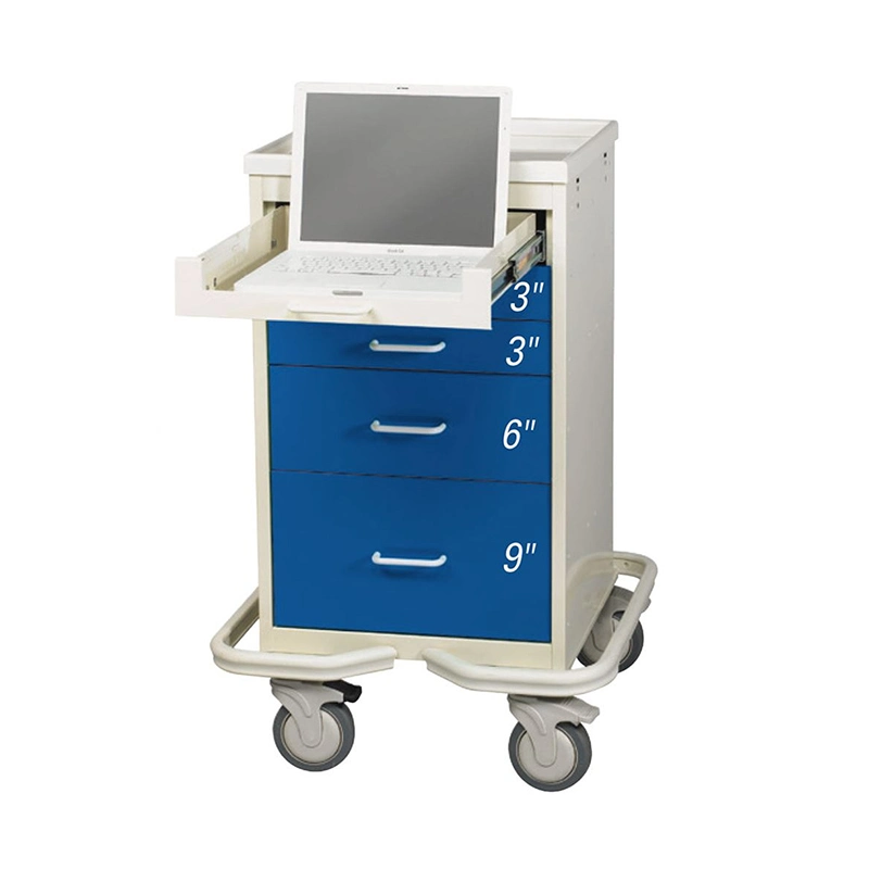 Securing Data and Medications Rx Medication Carts Computer Carts with Locking Wheels