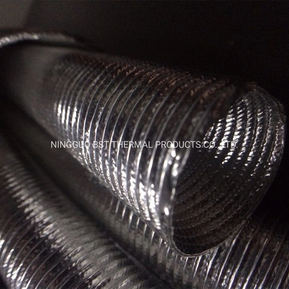 AC Hose Thermal Reflective Aluminum Foil Tube Professional Car Air Heater Duct Front Intake Air Duct Drain Hose