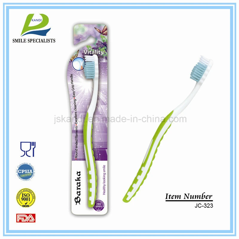 High Quality Free Sample Adult Toothbrush with FDA Approved