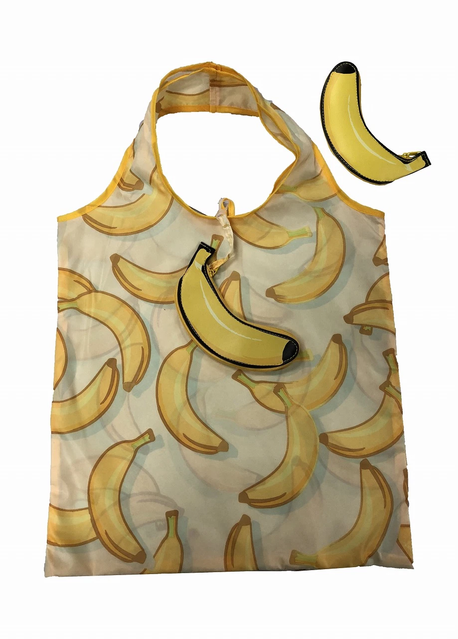 PU Banana Coin Purse Fruit Shopping Bag