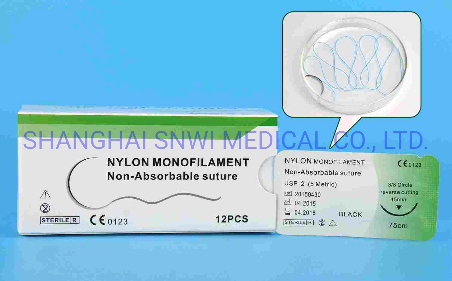 OEM Sterile Surgical Suture for Veterinary Clinic Use Vicryl PGA Pdo Silk Nylon Catgut