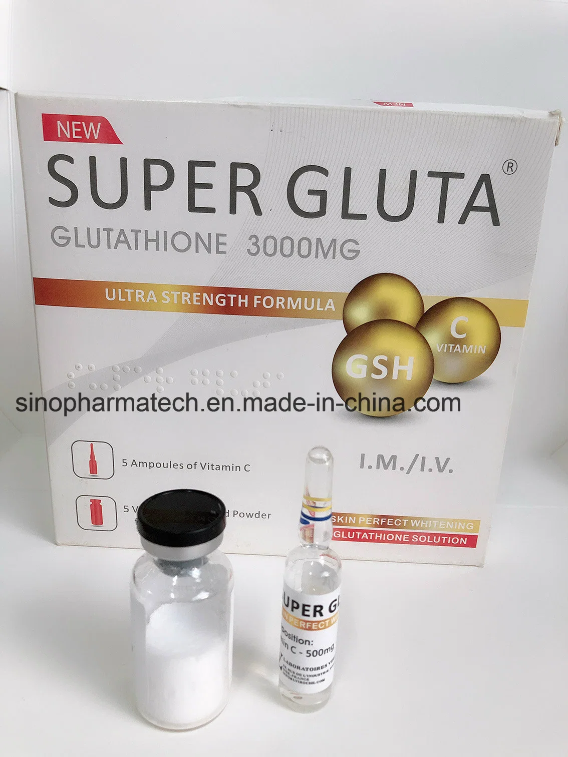 Inyección de Glutatión Reducido con Vitamina C para Aclarar la Piel