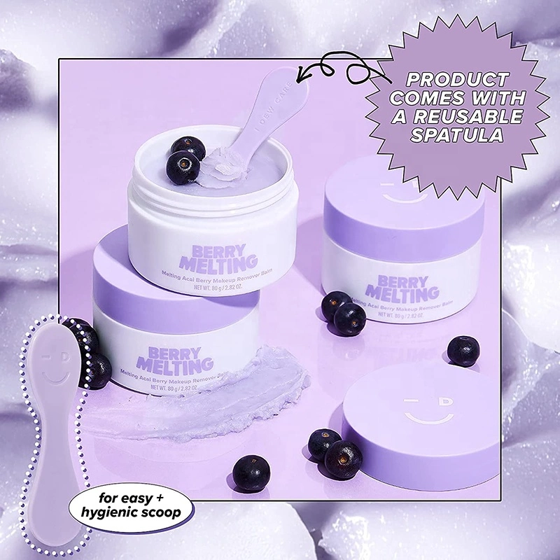 Best Selling Stable Quality Waterproof Blueberry Cleansing Balm Smoothing Makeup Remover Cleansing Balm