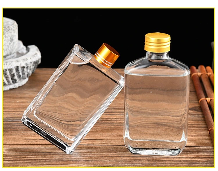 Most Popular Super White Clear Whisky Glass Bottle for Spirits Liquor