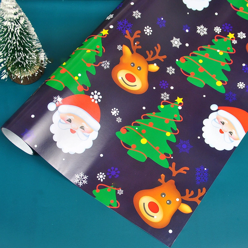 2021 Christmas Coated Kraft Paper Printed Jl-W1021