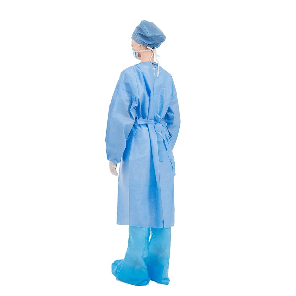 Disposable Consumable Protective Products Isolation Gowns with Non-Woven Fabric