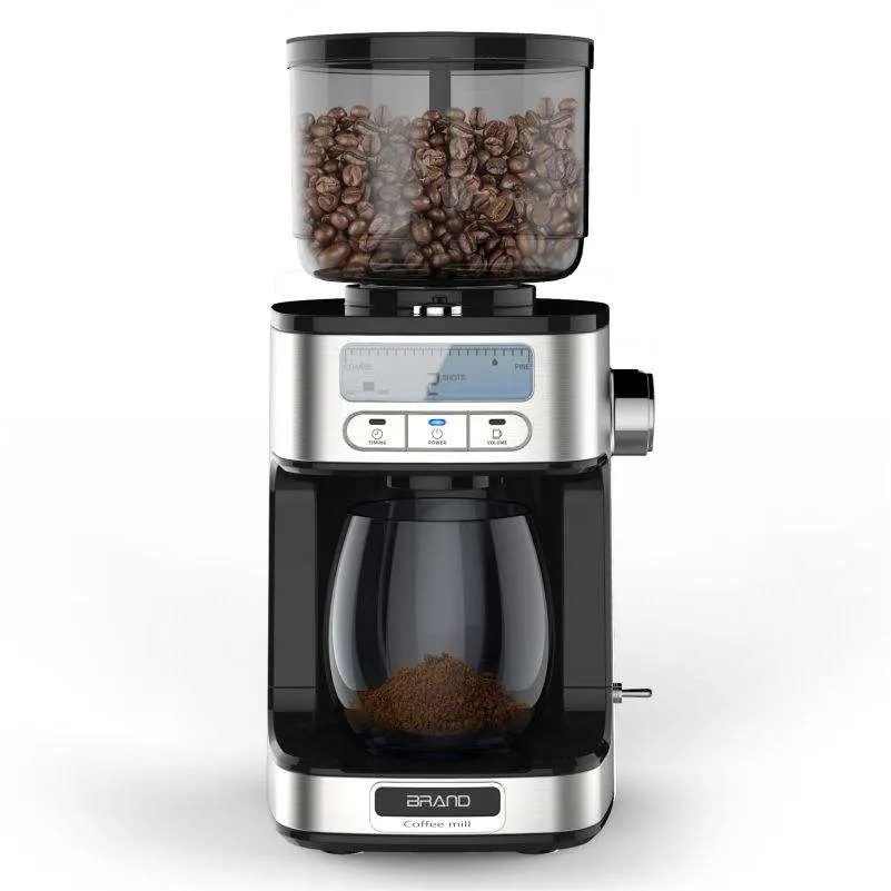 300W Stainless Steel Digital Coffee Electric Grinder