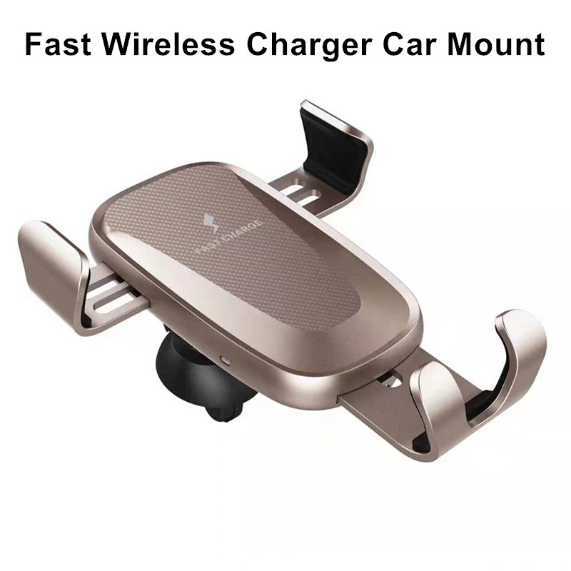 QC 3.0 Quick Auto Car Holder Mobile Fast Wireless Charger for Mobile Phone