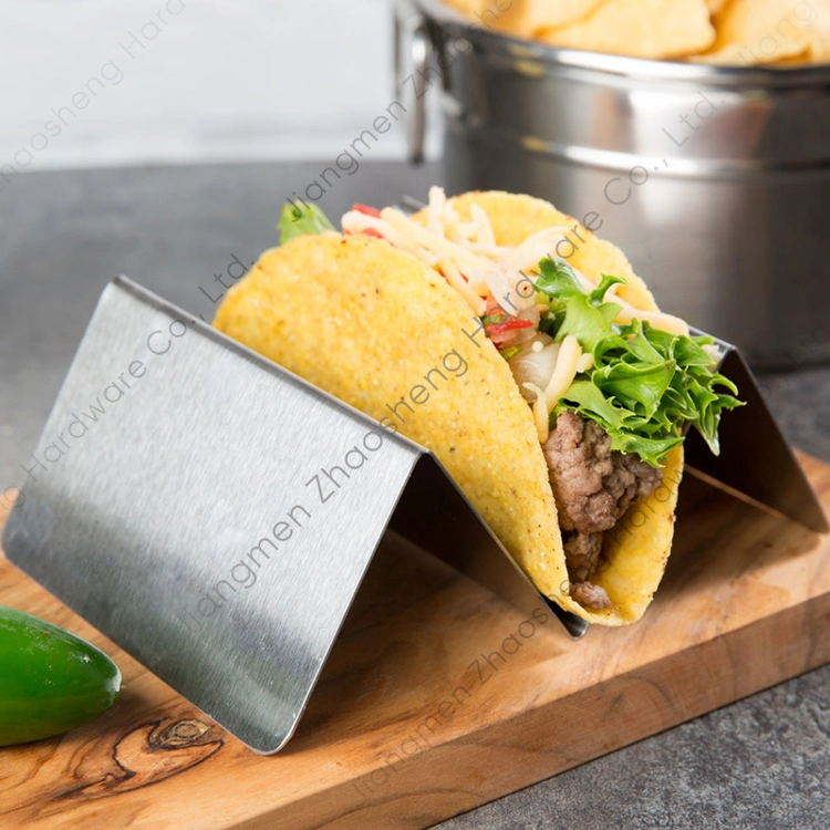 Stainless Steel Taco Shell Stand Rack Metal Taco Plate Holder