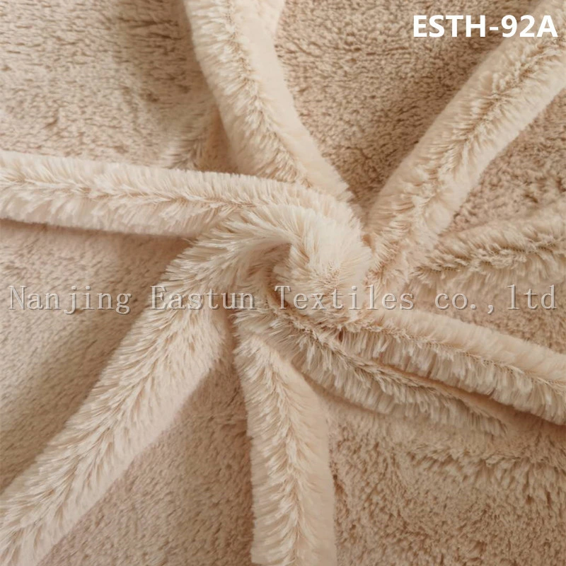 PV Plush/ Polyboa / Tricot Velboa / Warp Knit Boa Esth-92A