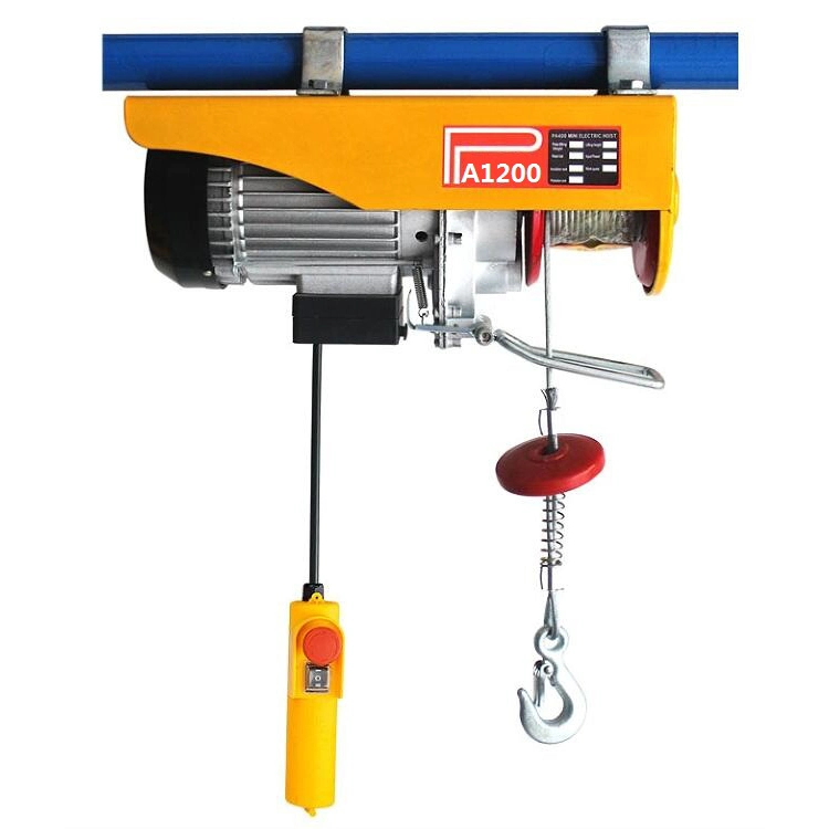 CE Tested Workshop 110V 800kg 1200kg Electric Mini Hoist