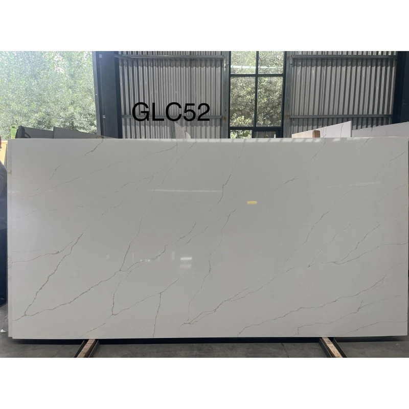 Vietnam Quartz Calacatta Polishing 3200*1600 mm Quartz Slab Artificial Quartz Stone