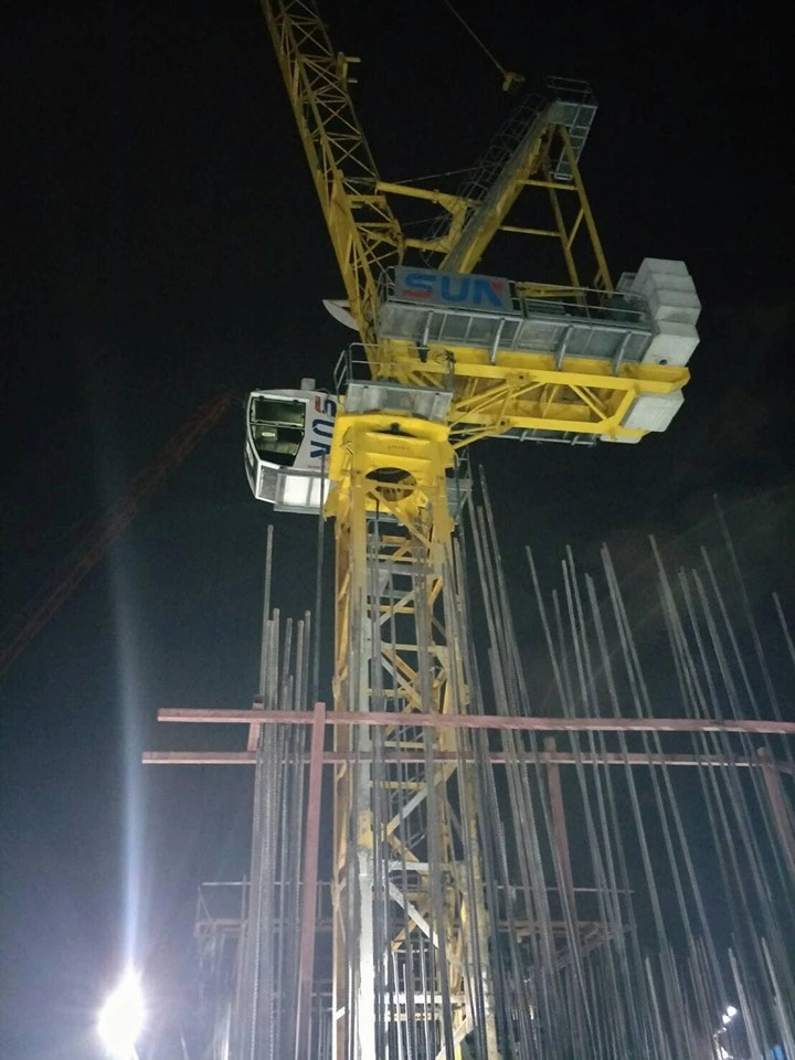 Cheap Qtd5018-8 Ton Tower Crane China Motor New Product 2023 CE Provided Construction Works