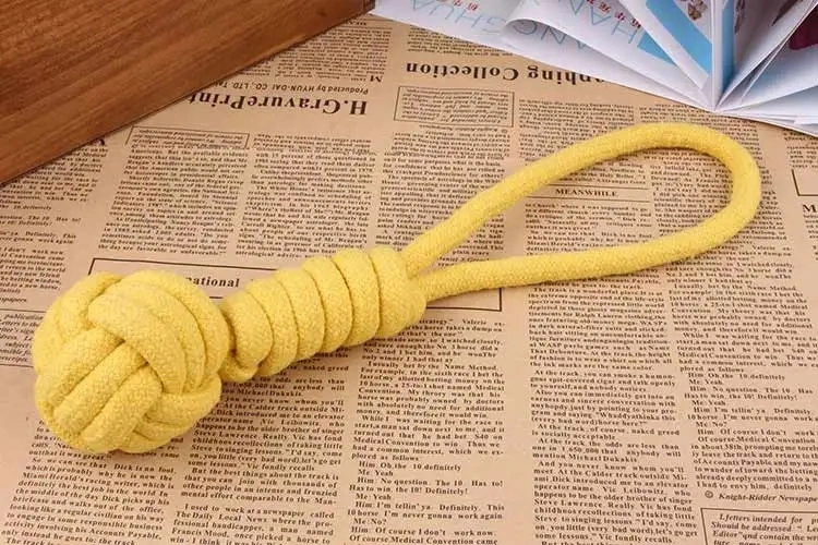 Cotton Rope Material Harmless Dogs Tooth Cleaning Toys Pet Dog Rope Toys