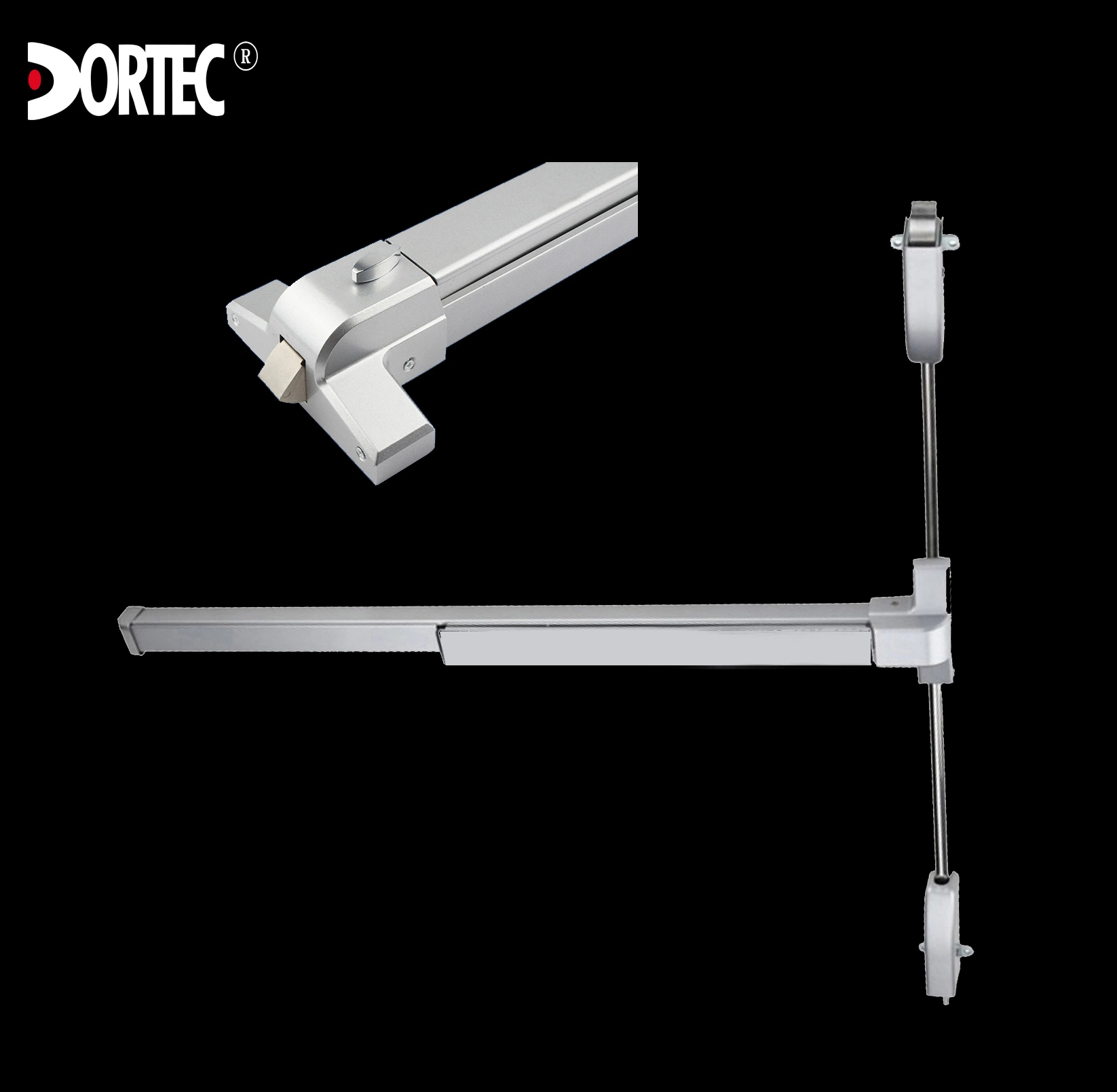 Fire Door Hardware Emergency Panic Bar with Lock