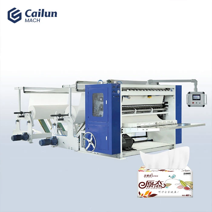 Automatic 5 Line V Fold Facial Tissue Paper Product Folding Machine for Small Business