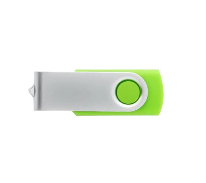 De Metal giratoria de la memoria USB 2.0 Flash Drive con Logo