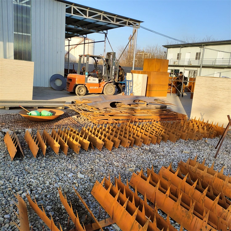 Outdoor Natürliche Corten Garten Rasen Blume Bett Kanten Industrial Landschaft Kanten