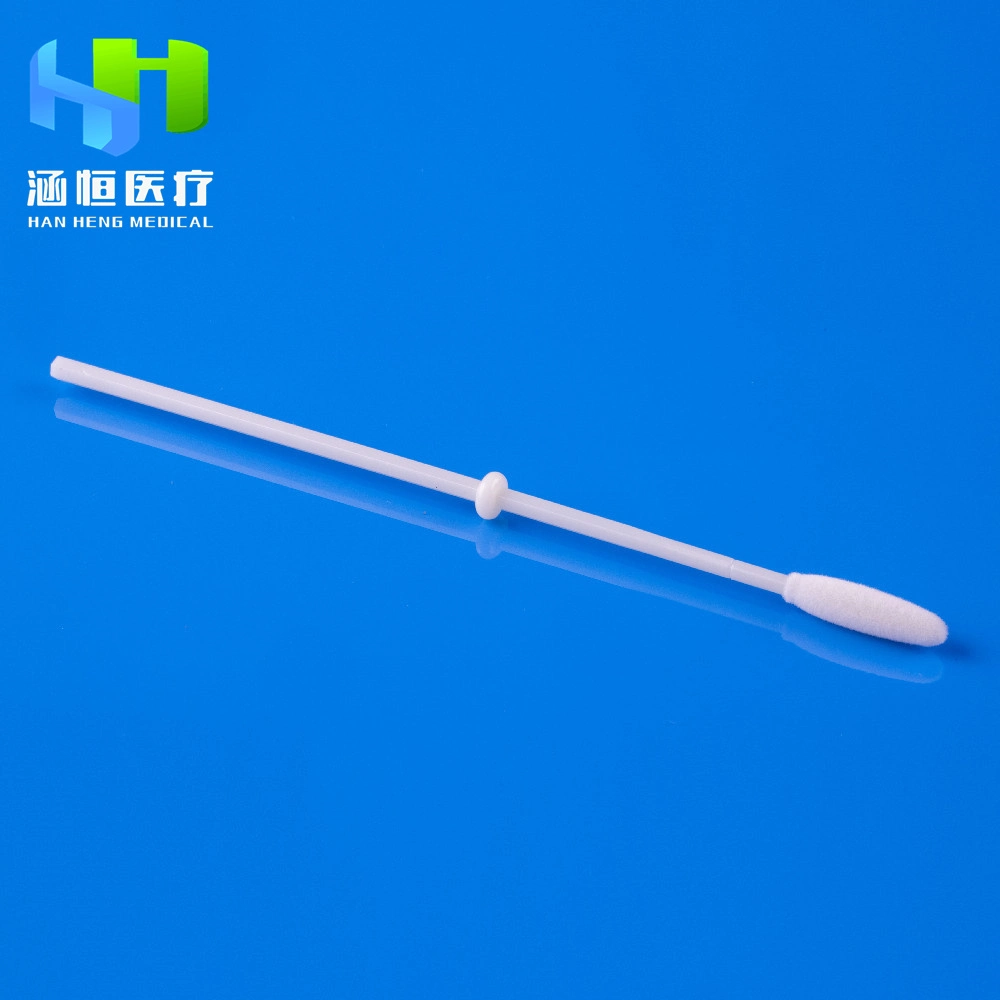 Medical Specimens Collection Swab Gynecology Cervical Nylon Flocked Vaginal Swab for Pap Tct Hpv Test