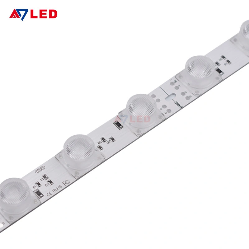 High End Light Box Use 18LEDs/M SMD3030 Non-Waterproof RGB Edgelight LED Bar with Lens