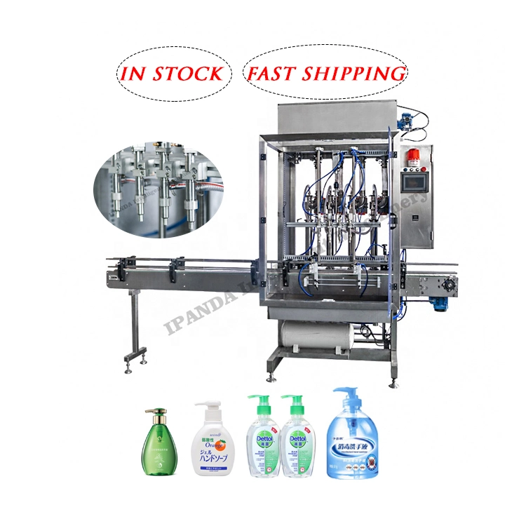 Automatic Gel Alcohol Hand Sanitizer Explosion Proof Filling Capping Labeling Machine