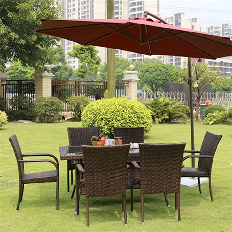 Weatherproof Patio Outdoor Home Garden Dining Chair and Table Furniture Set