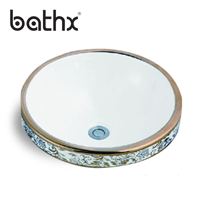 Decorative Bathroom Cabinet Round Colored Wash Hand Artistic Basin Sink Bowl