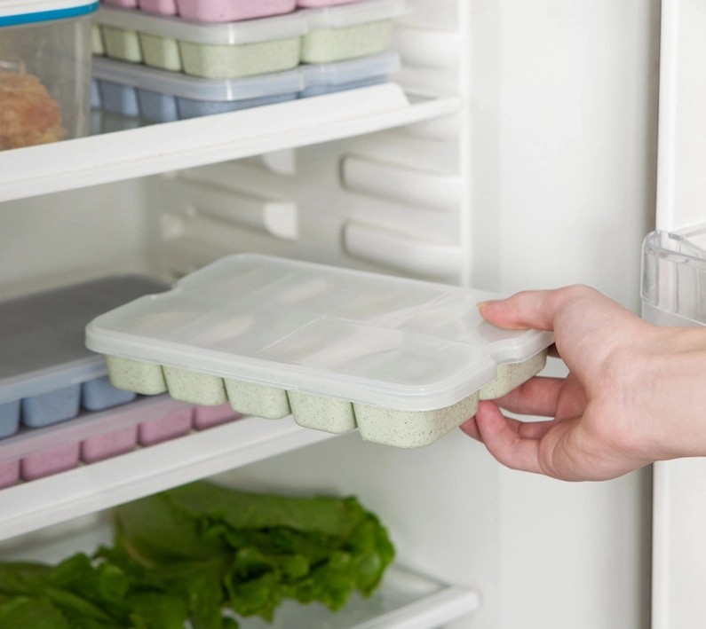 Refrigerator Preservation Storage Frozen Dumplings Do Not Stick to The Container