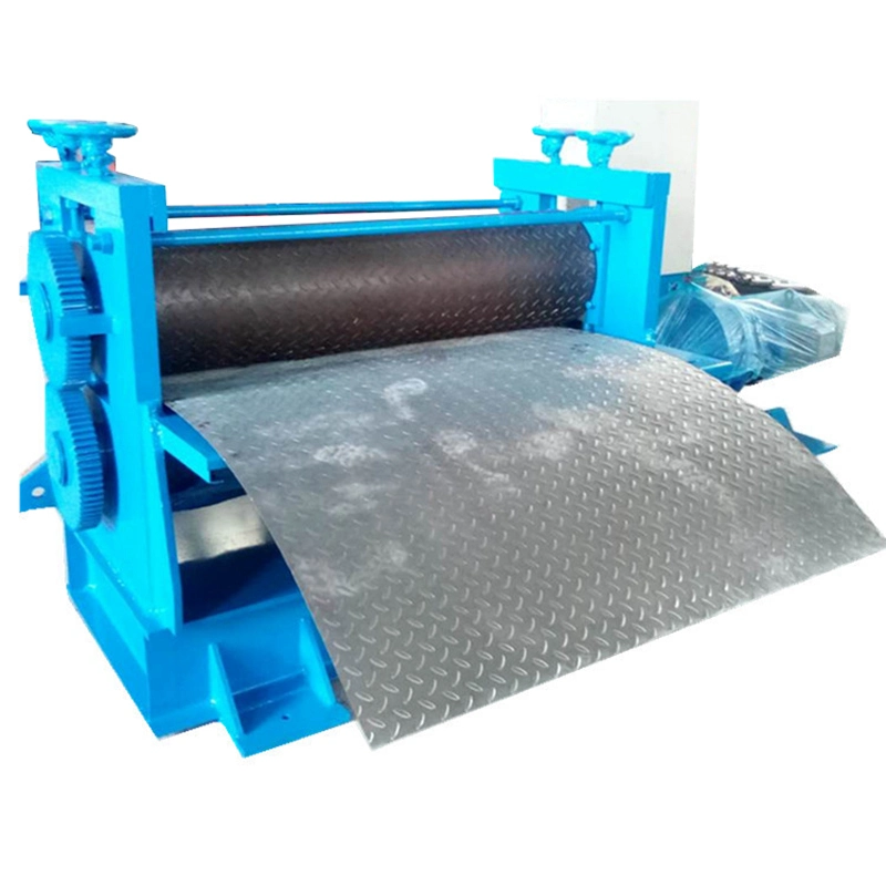 Checkered Plate Embossing Machine Cold Rolling Sheet Wrought Iron Equipment Ordinary Product Automatic as Required Two Years