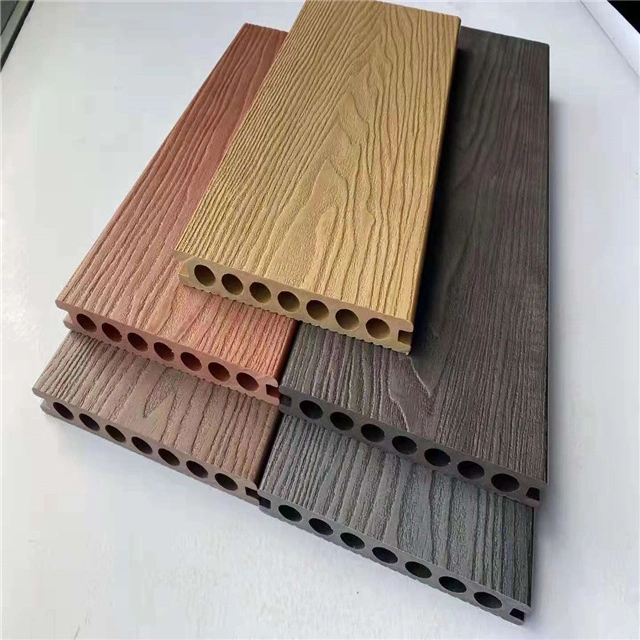 Outdoor Deck WPC Material Wood Plastic Composite Decking Board 140*25