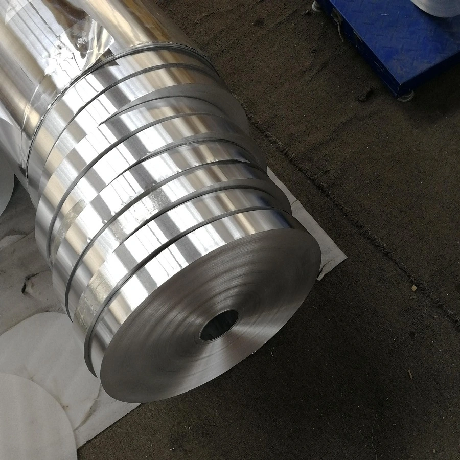 8011 0,1mm tiras de aluminio para envolver el tubo