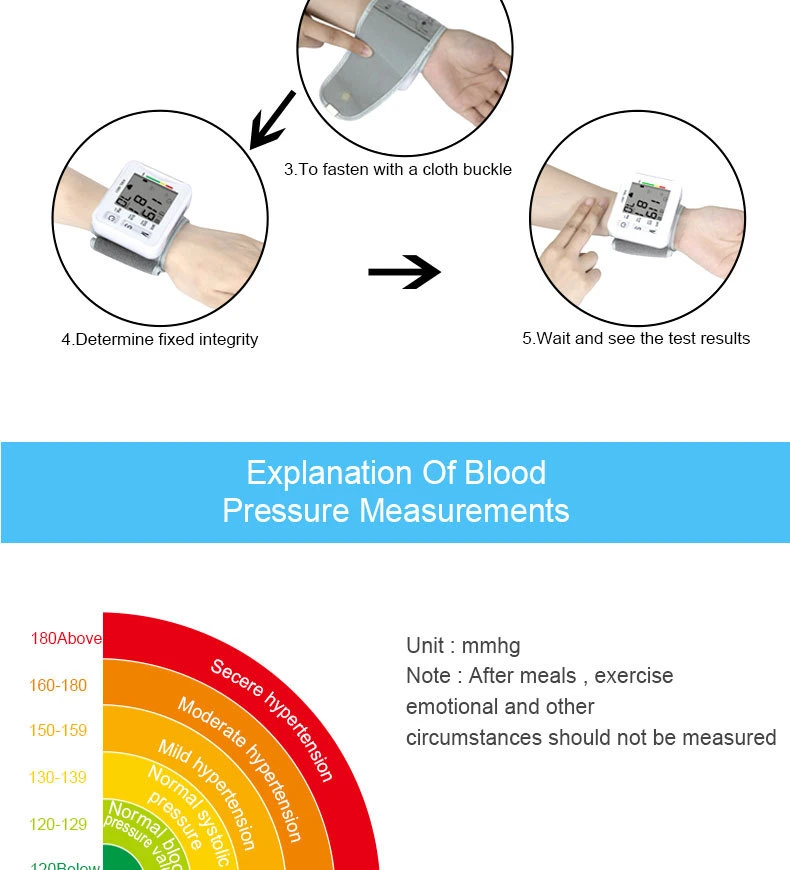 Sphygmometer pression artérielle Brother petit glucomètre d'emballage instrument médical