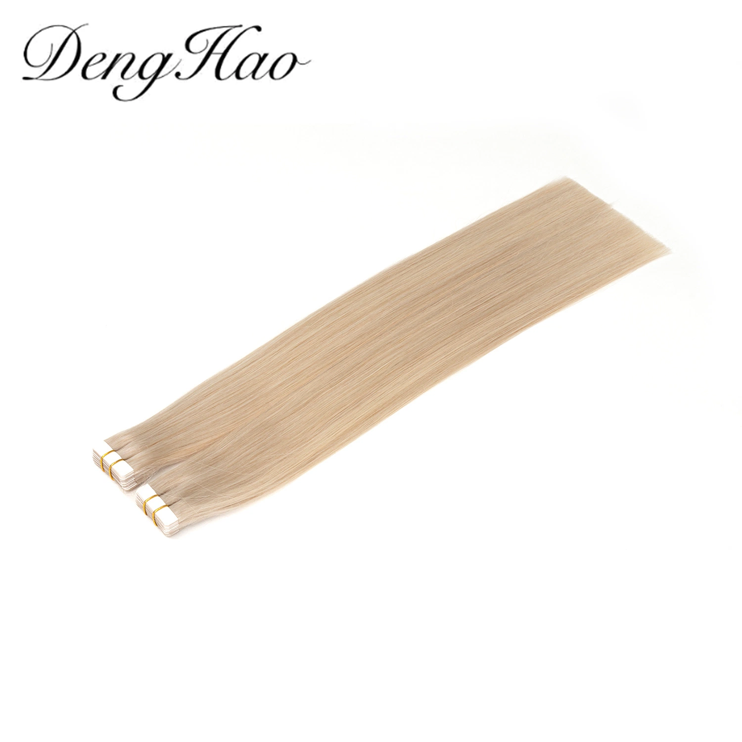 Human Hair Tape in Extensions Natural Seamless Remy Hair