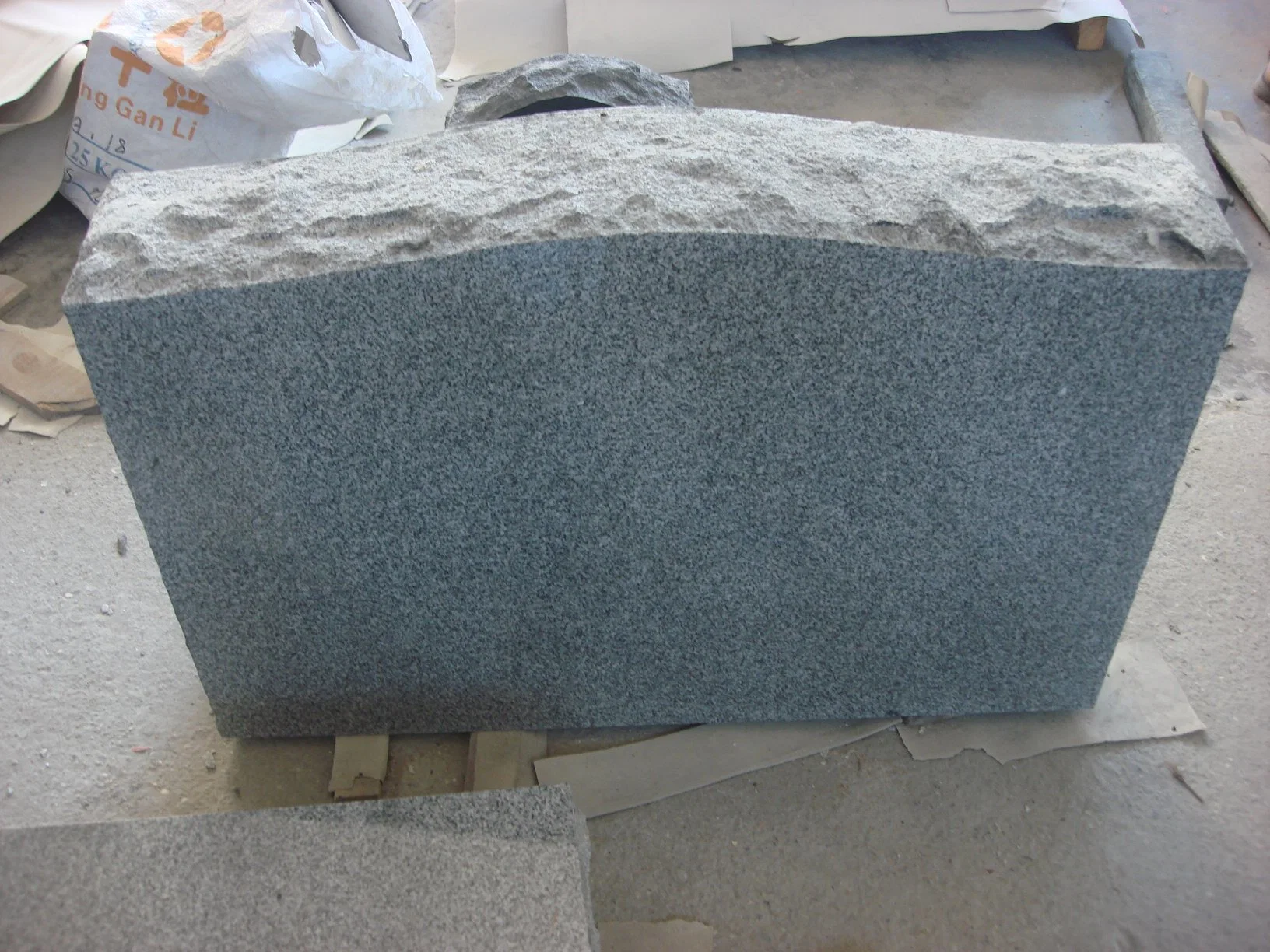 Funeral Accesories Book Headstone Grey Granite Double Headstone Funeral Monuments