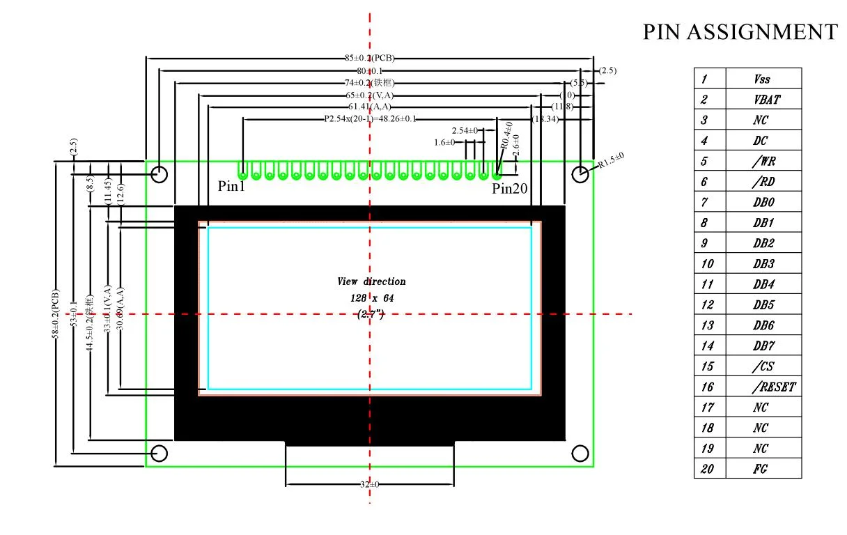 Our OLED Module, Featuring a 2.7" Screen, 128X64 Resolution, and Bold Yellow OLED Display, Is a Top Choice for Customers Seeking a Hot-Selling Item