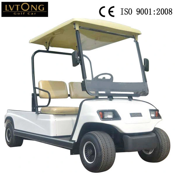 Chariot de golf électrique Cargo voiture mini parcours de golf de 2 personne pour l'Hôtel du véhicule électrique
