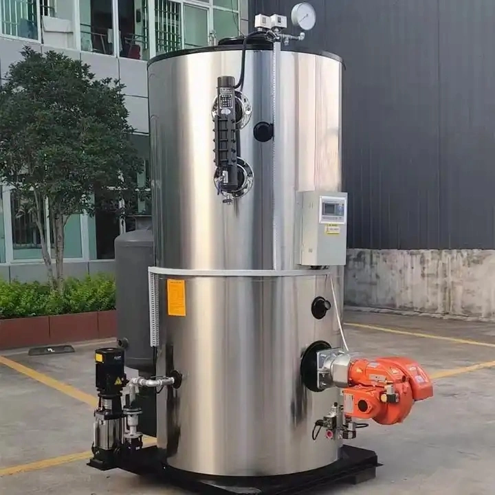 300kg Per Hour Water Tube Gas Fired Steam Boiler for Yogurt Plant