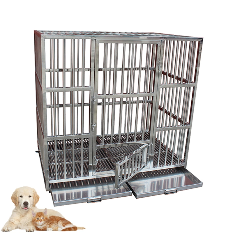 Dog Customized Dogs Cat Combination Stainless Steel Veterinary Cage with High Quality