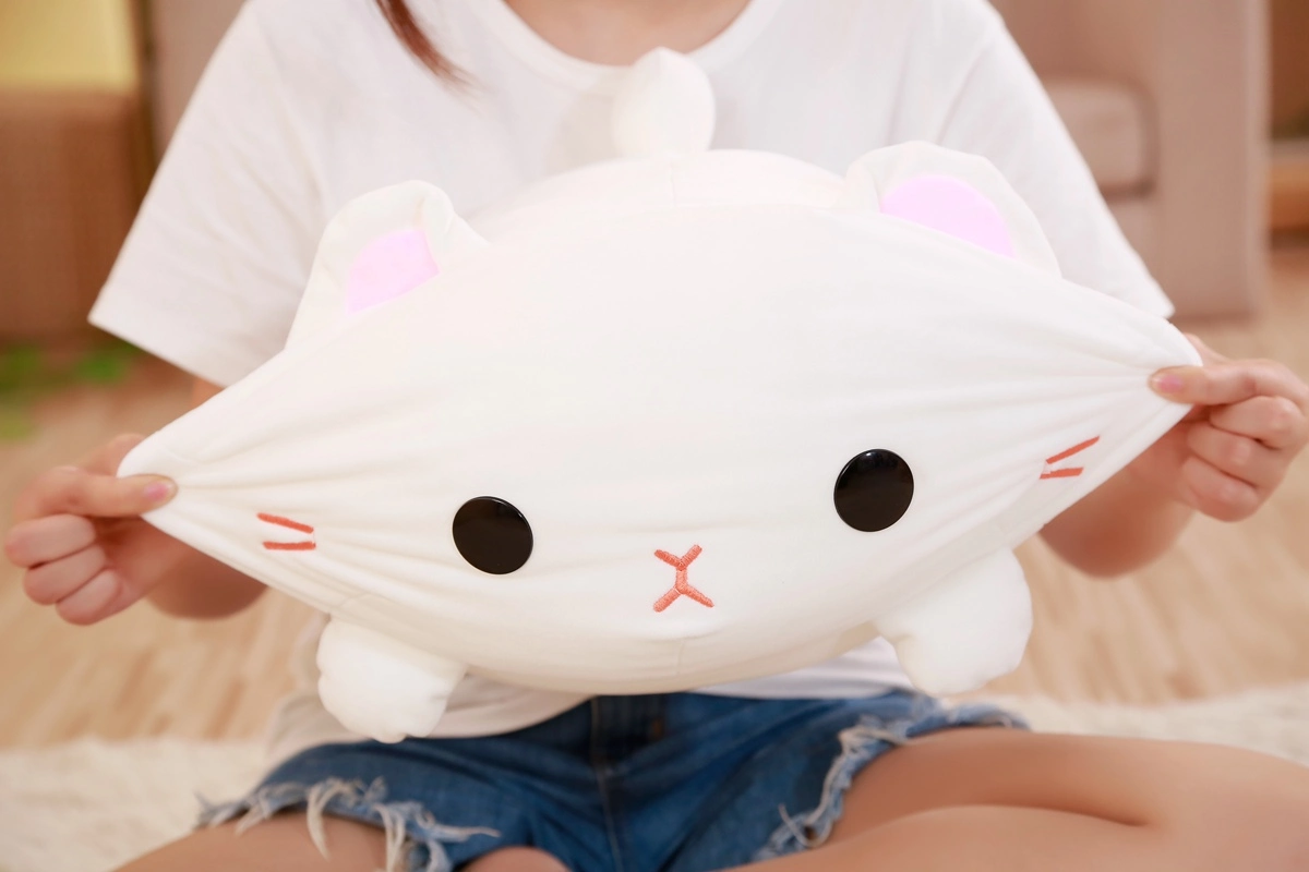 Juguete de peluche de gato lindo de dibujos animados Kawaii nuevo