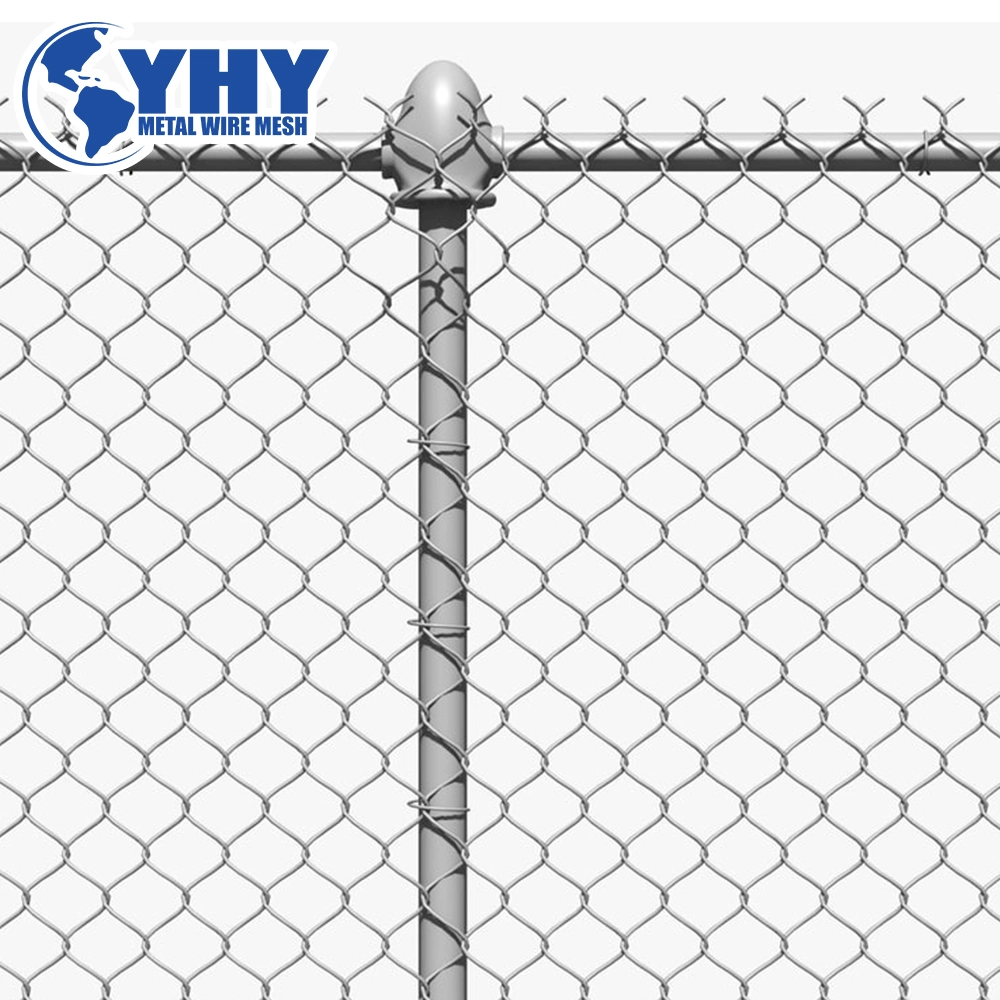 Diamond Galvanized Chain Link Wire Mesh Fence for Baseball Fields