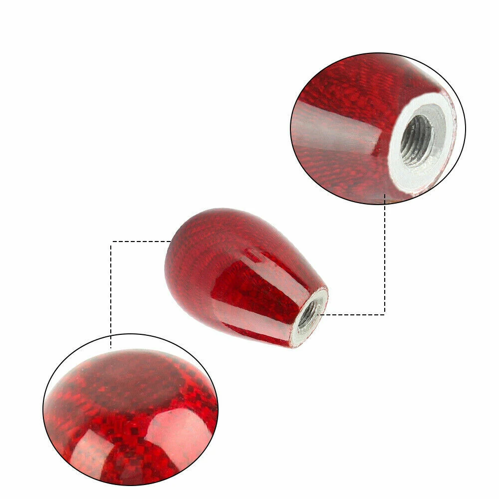 Spare Parts Red Carbon Grain Master Feel Shift Knob