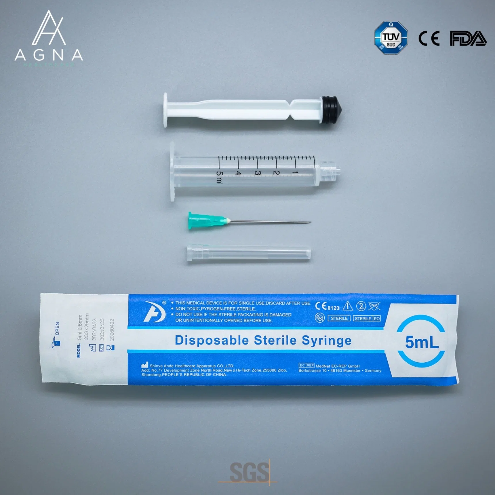 Medical Instrument Manufacture in Stocks Disposable Medical New Products Syringe Luer Lock CE/ISO/FDA