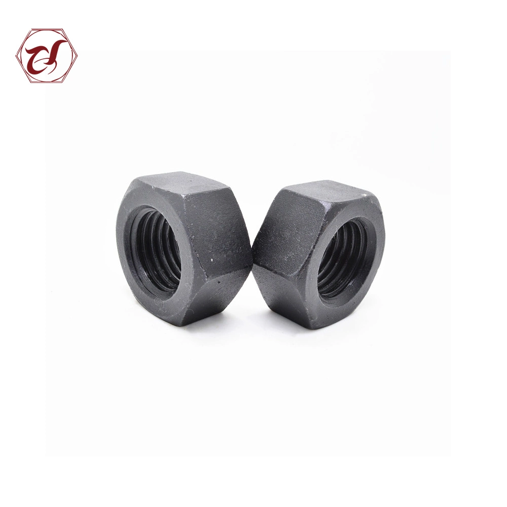 Yellow Black Zinc Plated Hex Nuts Carbon Steel Nuts