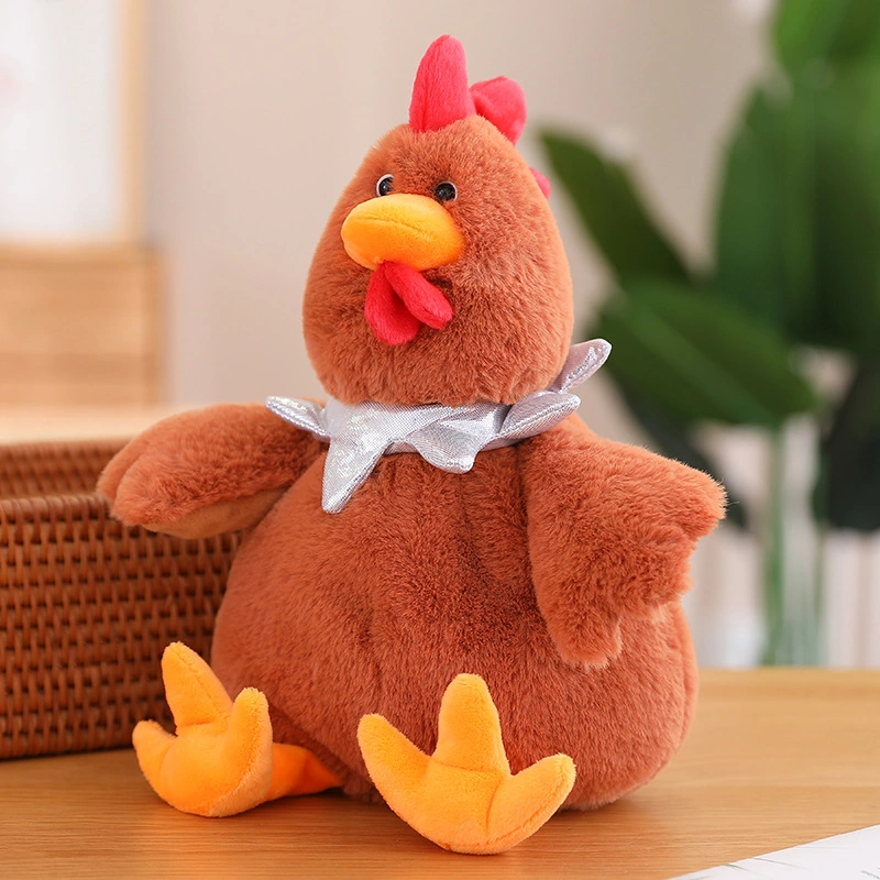 New Design Baby Toy Custom Plush Stuffed Cute Cartoon Chicken Toy