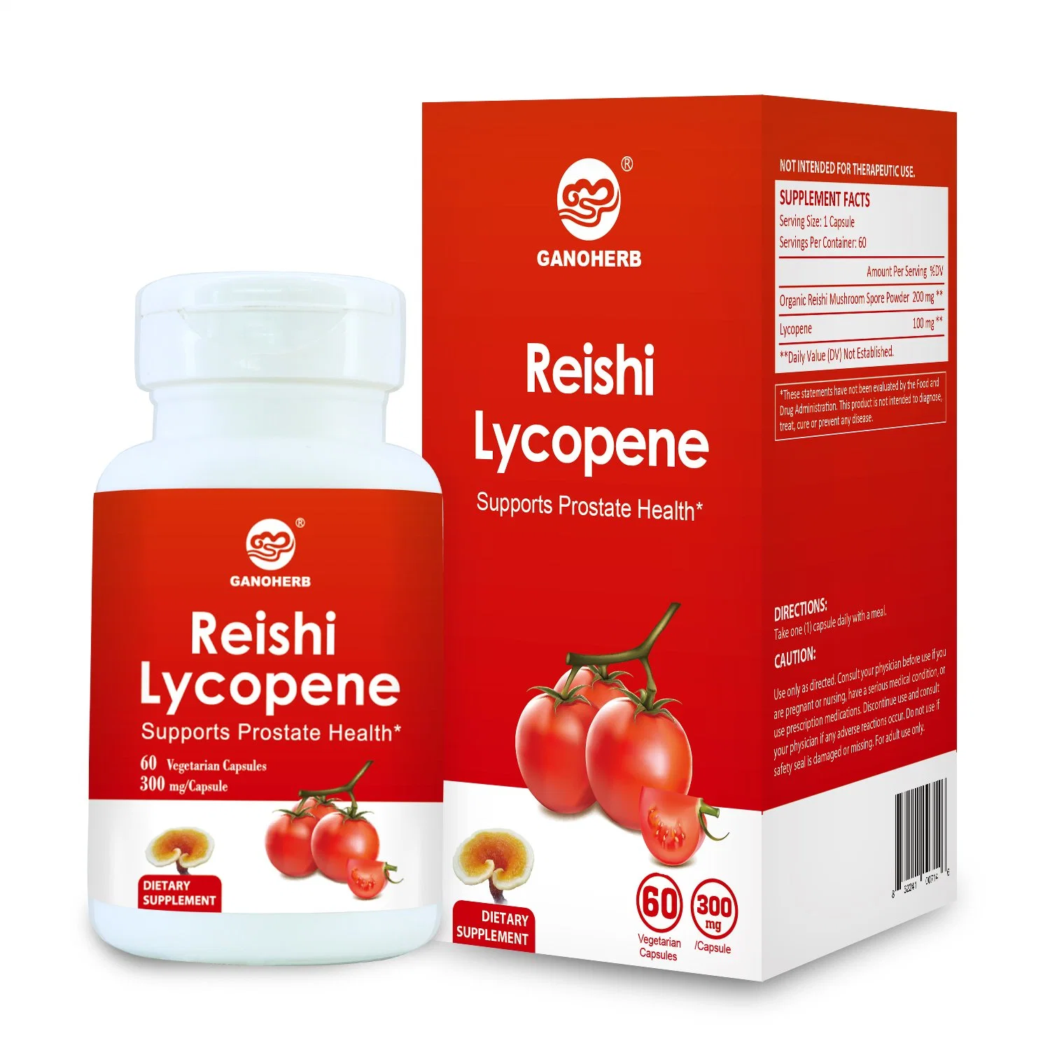 Ganoherb Herbal Supplements Reishi Lycopene Capsules