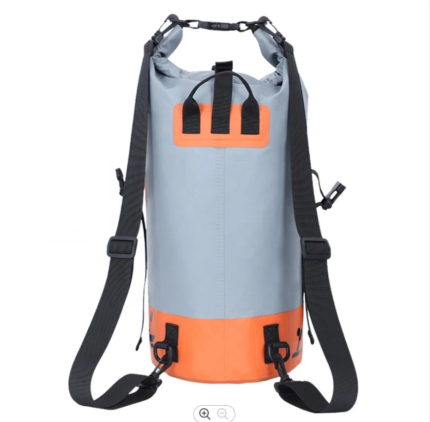 Custom Print Logo OEM Float Drifting Camping 20L 30L 500d PVC Outdoor Hiking Boating Kayak Waterproof Dry Bag