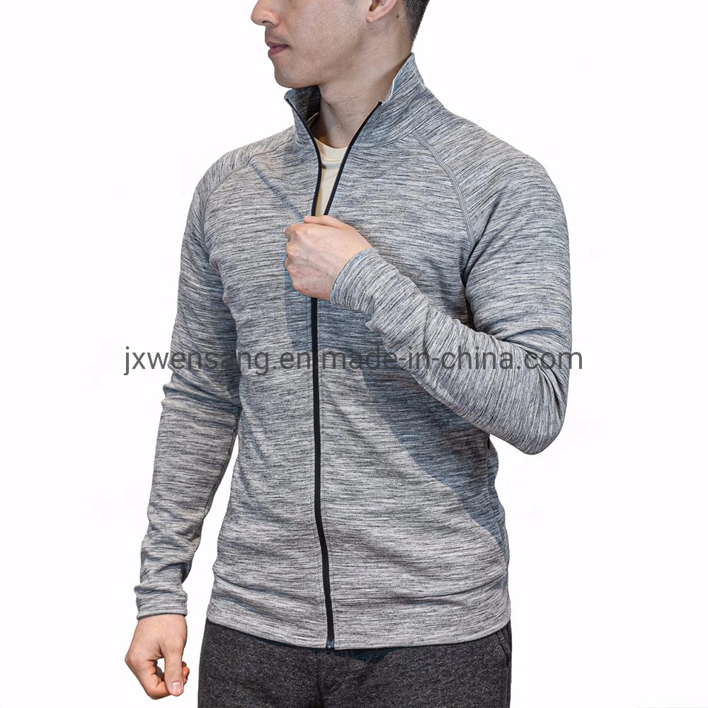 China Manufacturer Merino Wool Base Layer Shirt Men's Wicking Breathable Anti-Odor Wool Zip Shirt