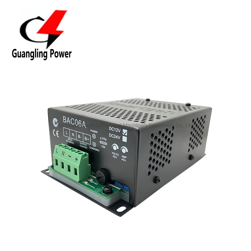 Hot Sale Generador eléctrico de Genset Cargador de batería Smartgen 12V/24V Bac06A Para el grupo electrógeno de 12 voltios de espera diésel, sustituir