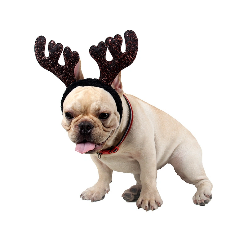 Hot Selling Christmas Pet Hair Accessory Hair Loop Dogs Headband